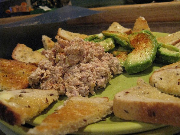 Tuna Toast Points